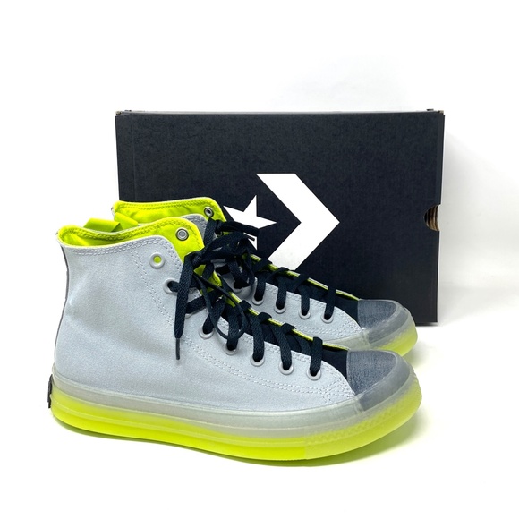 Converse Chuck Taylor CX High Top Gray Lime Men’s Canvas Size Sneakers 171996C - Picture 7 of 9